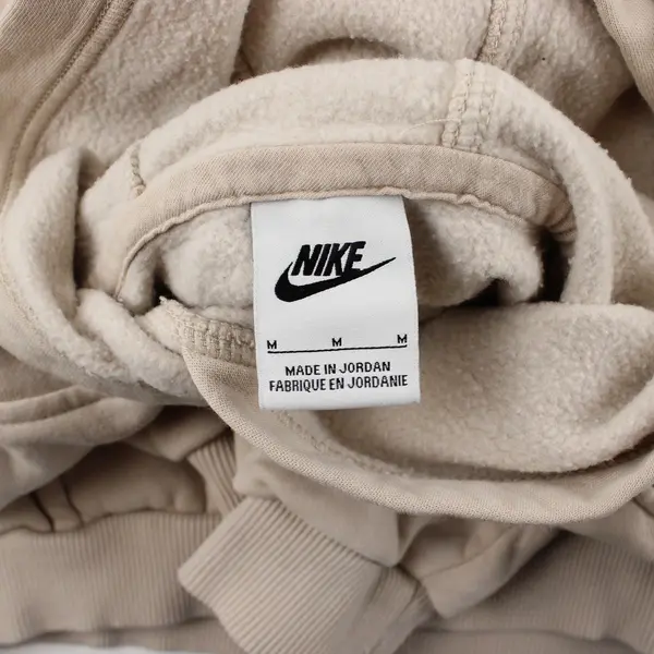 Nike Embroidered Beige Hoodie Youth Medium