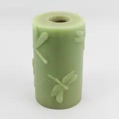 Zodak 7" Green Dragonfly Pillar Candle