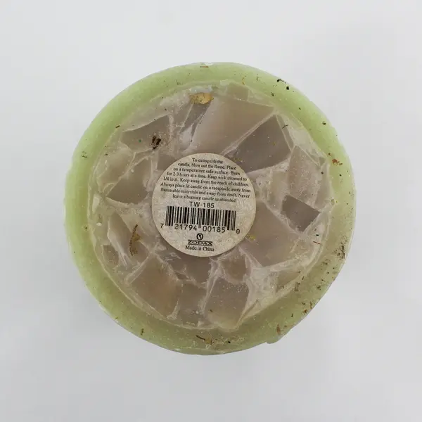 Zodak 7" Green Dragonfly Pillar Candle