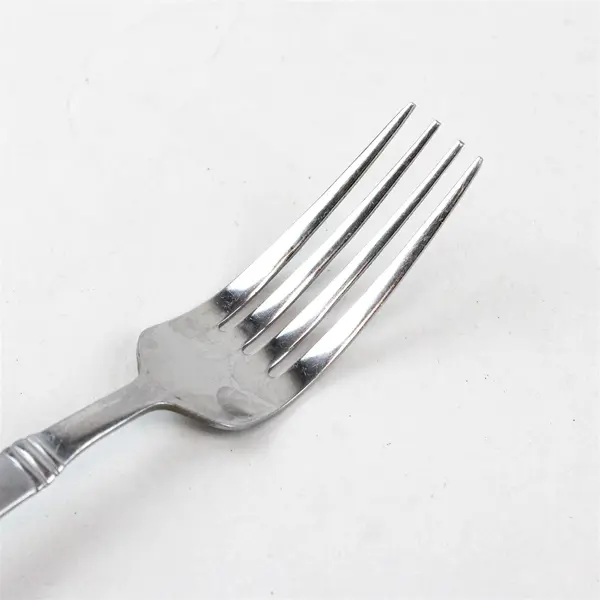 Lot of 2 Pfaltzgraff Parker Frost Stainless Steel 8" Dinner Forks