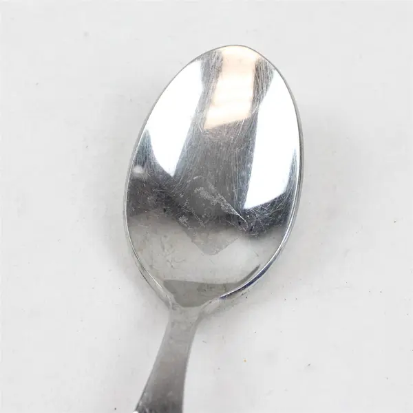 Lot of 2 Pfaltzgraff Nuance 8" Stainless Steel Oval Soup Spoons