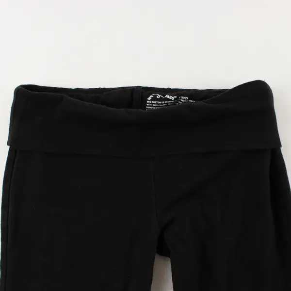 Art Class Solid Black Flared Leggings Girls' Small 6/7