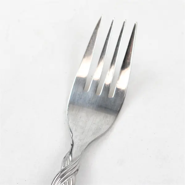 Lot of 4 Retroneu Braid Stainless Steel Salad Forks 7"