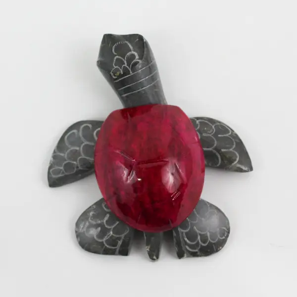 Handcrafted Marble Turtle Figurine Made in Ecuador