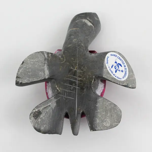 Handcrafted Marble Turtle Figurine Made in Ecuador