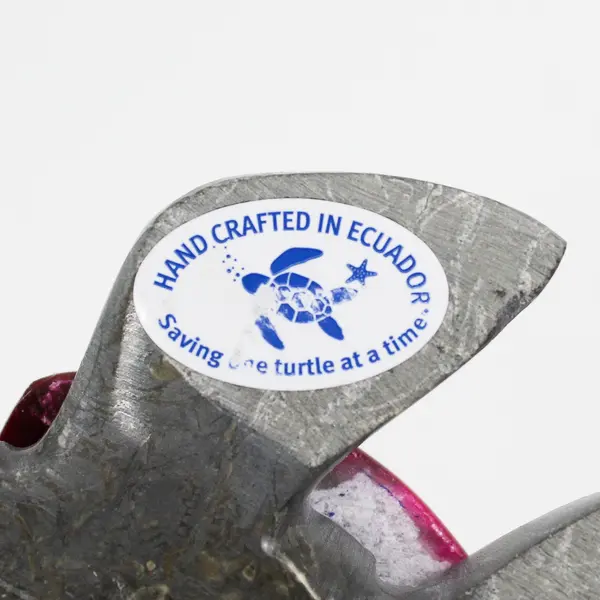 Handcrafted Marble Turtle Figurine Made in Ecuador