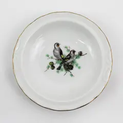 Kuba Porzellan Bavaria Germany Steiglitz Bird Trinket Dish