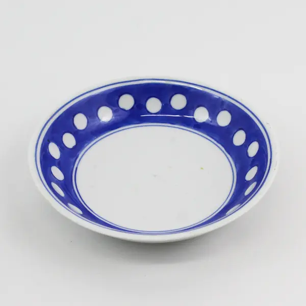 Williams Sonoma Grande Cuisine Small 5 1/2" Polka Dots Porcelain Fruit Bowl