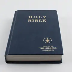1978 Holy Bible Placed By The Gideons Blue Hardcover New Testament NKJV