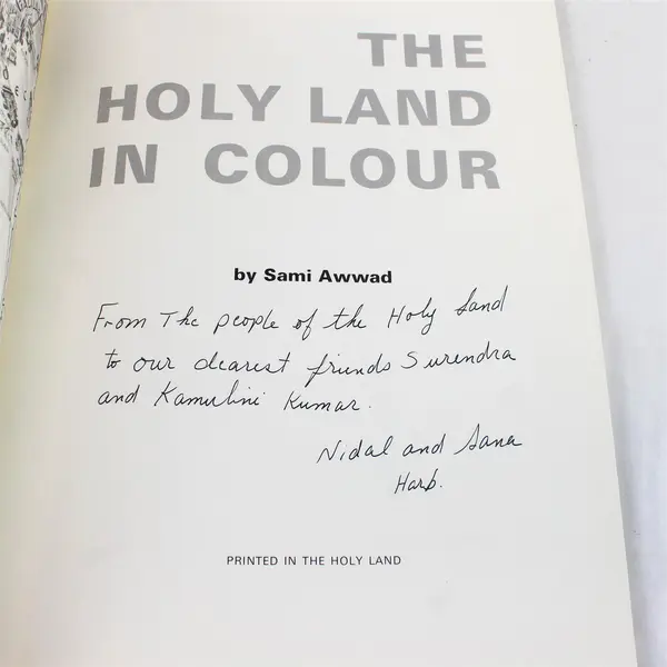 The Holy Land In Colour By Sami Awwad Paper Back