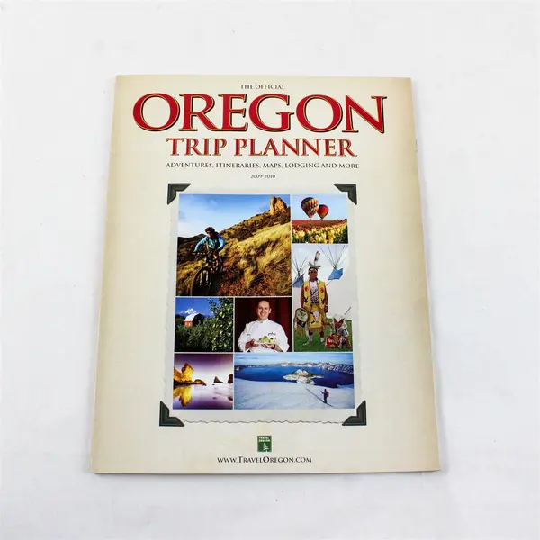 The Official Oregon Trip Planner Paperback Travel Guide w/ Maps - Good