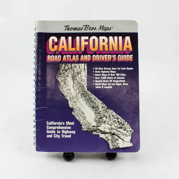 Vintage California Road Atlas & Drivers Guide Paperback - Used
