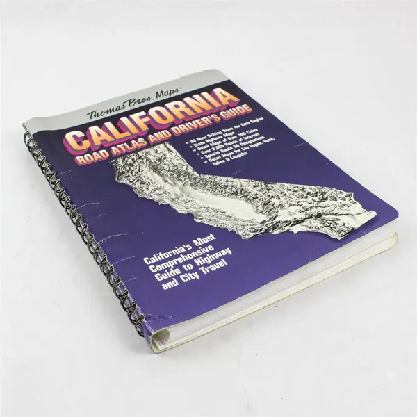 Vintage California Road Atlas & Drivers Guide Paperback - Used