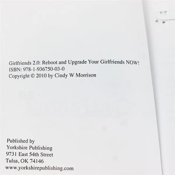 Girlfriends 2.0 by Cindy W. Morrison Paperback Book - Good