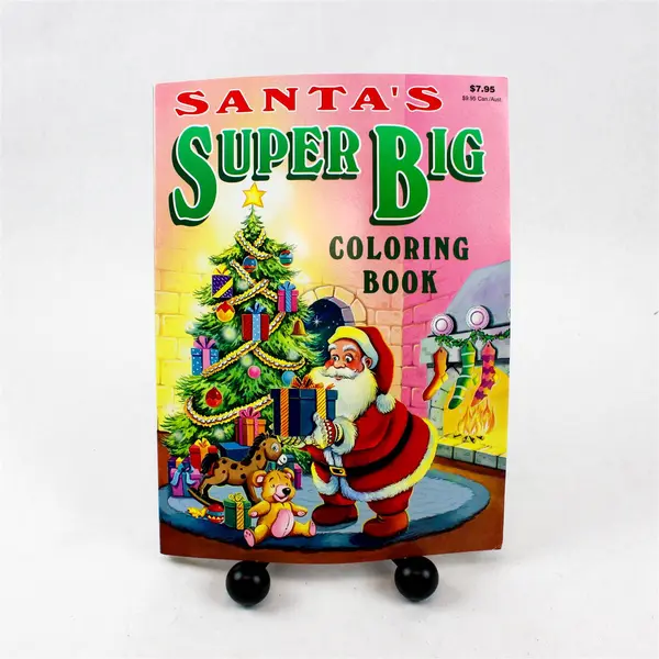 Lot of 3 Christmas Holiday Unused Coloring Books 1993 & 1995