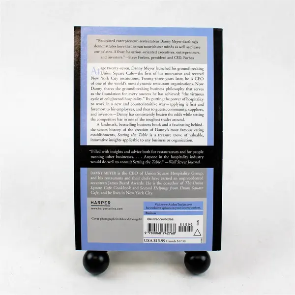 Setting The Table by Danny Meyer Paperback Book Bestseller