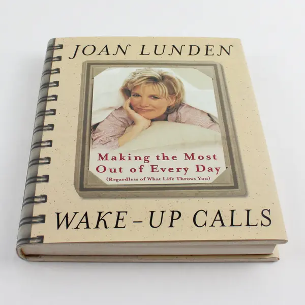 Wake-Up Calls by Joan Lunden 2001 Hardcover Dust Jacket Autobiography & Advice 