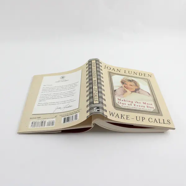 Wake-Up Calls by Joan Lunden 2001 Hardcover Dust Jacket Autobiography & Advice 