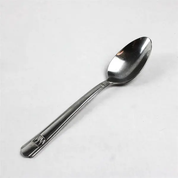 Lot of 2 Cuisinart Westlake Oval Soup Spoon 8" & Dinner Fork 8"