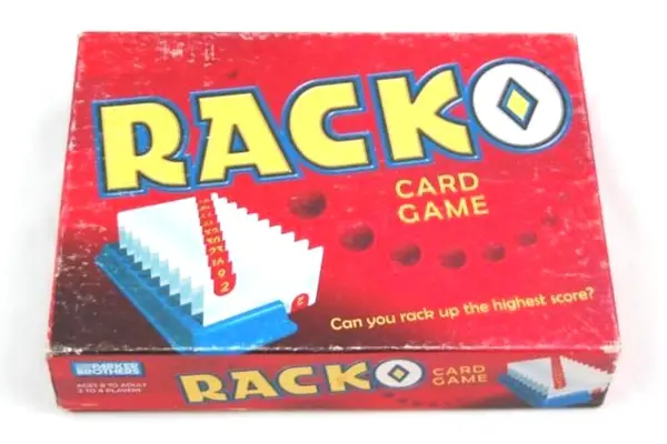 Parker Brothers Racko Card Game Family Fun Game Night, 2002