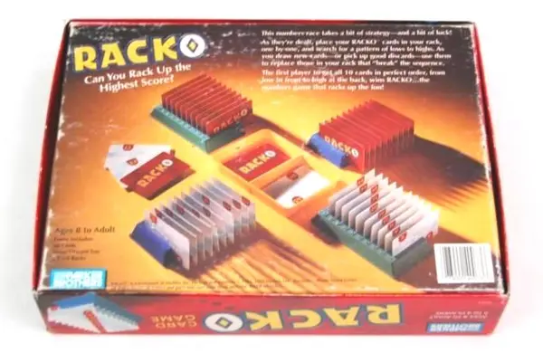 Parker Brothers Racko Card Game Family Fun Game Night, 2002