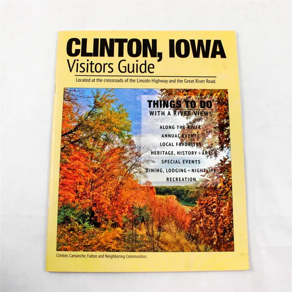 Clinton Iowa Visitors Guide Paperback Book