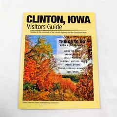 Clinton Iowa Visitors Guide Paperback Book