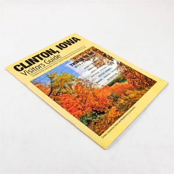 Clinton Iowa Visitors Guide Paperback Book