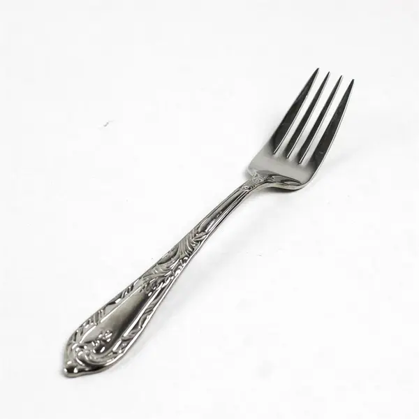 Lot of 2 Reed & Barton Monique Stainless Steel Salad Forks 7.5"