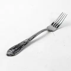 Lot of 2 Reed & Barton Monique Stainless Steel Salad Fork 7" and Dinner Fork 8"