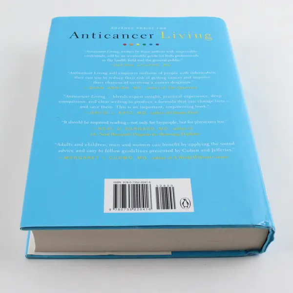 Anticancer Living Lorenzo Cohen Alison Jefferies 2018 HC DJ 1st Edition Good