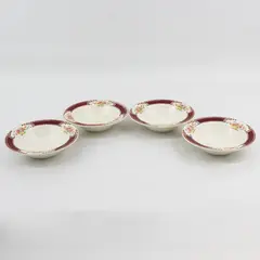 Lot of 4 Vintage Homer Laughlin Majestic Brittany  5.75" Fruit Bowls 1943