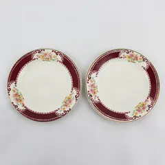 Set of 2 Vintage Homer Laughlin  Majestic Brittany 6.25” Bread Plates Dated 1943