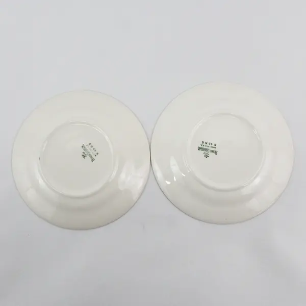 Set of 2 Vintage Homer Laughlin  Majestic Brittany 6.25” Bread Plates Dated 1943
