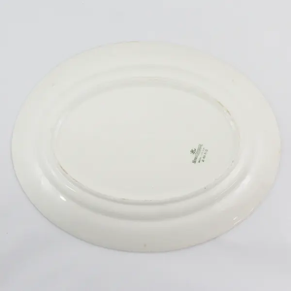 Vintage Homer Laughlin Majestic Brittany Oval Serving Platter 11.5"