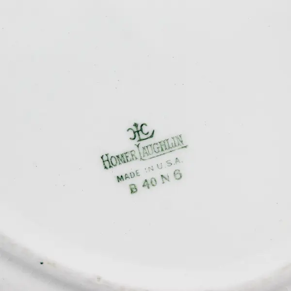 Vintage Homer Laughlin Majestic Brittany Oval Serving Platter 11.5"