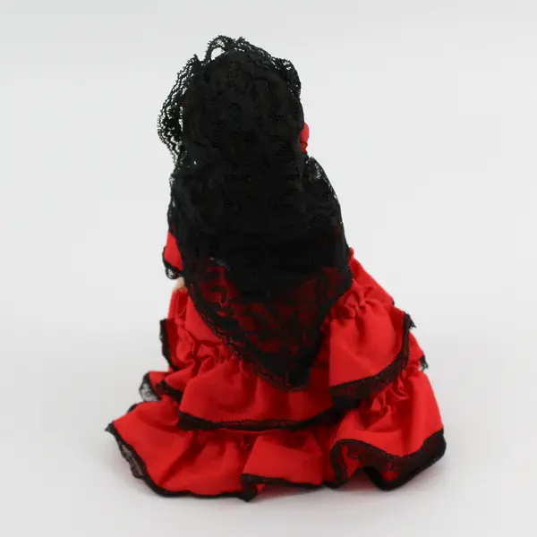 Vtg Madame Alexander 7.5" International Series Spain Doll With Stand