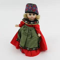  Madame Alexander International Doll Sweden 7.5" with Stand
