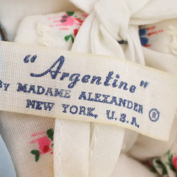 Vintage Madame Alexander 8" Doll  Argentina with Stand