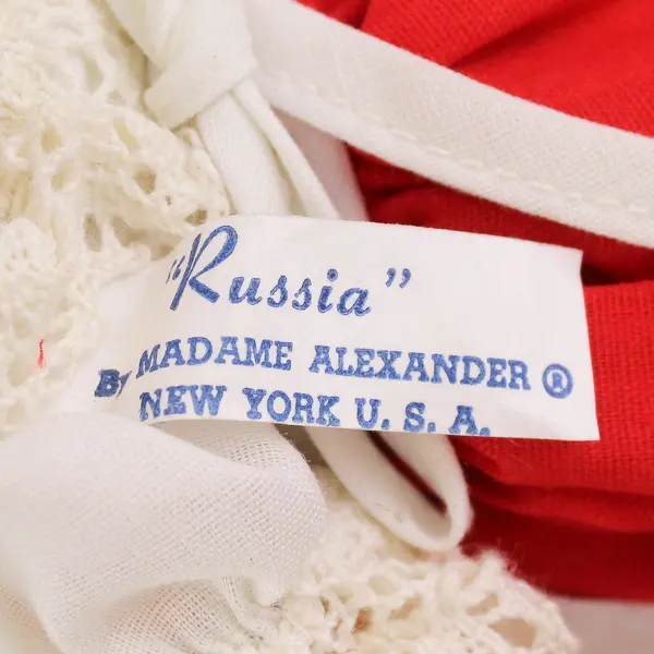1974 Madame Alexander  8" International Doll RUSSIA with Stand
