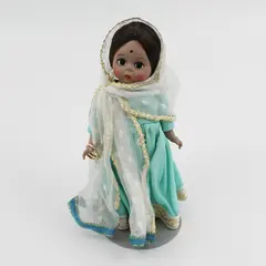 1976 Madame Alexander 7.5" International Doll INDIA with Stand