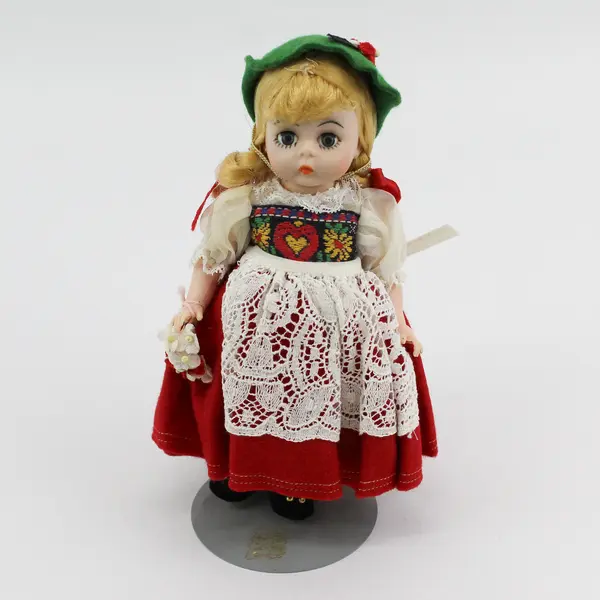 Madame Alexander International Doll Switzerland 7.5 Inch with Stand