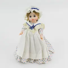 Madame Alexander Doll Betsy Ross 7.5" Doll with Stand No flag
