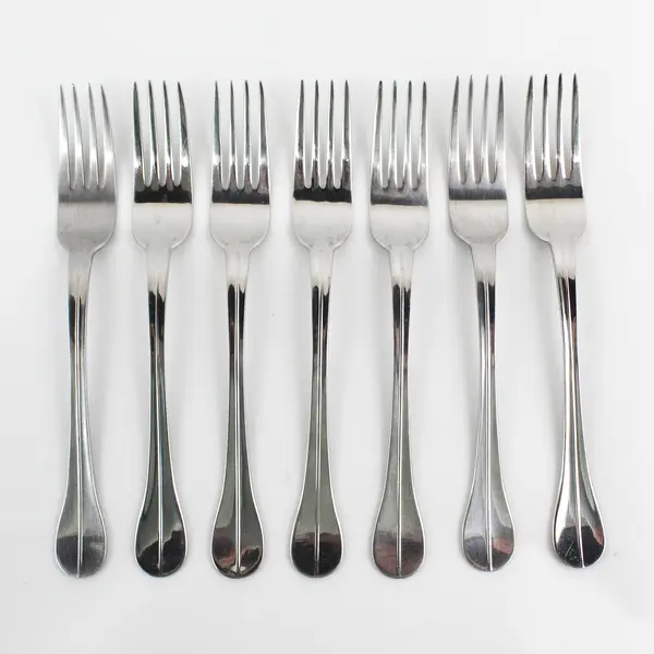 Lot of 7 IKEA Stainless Steel Dining Place Forks