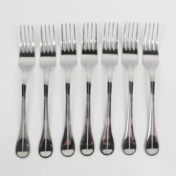 Lot of 7 IKEA Stainless Steel Dining Place Forks