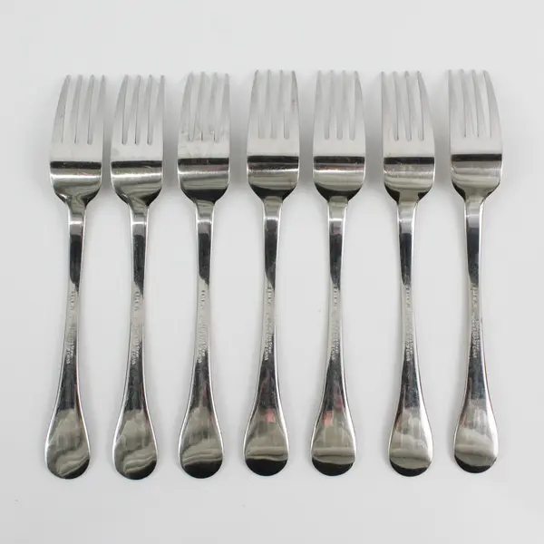 Lot of 7 IKEA Stainless Steel Dining Place Forks