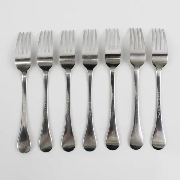 Lot of 7 IKEA Stainless Steel Dining Salad Forks Flatware Silverware