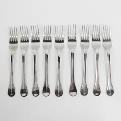 Lot of 9 IKEA Stainless Steel Dining Salad Forks Flatware Silverware