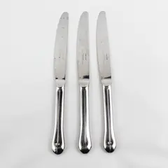 Lot of 3 IKEA Stainless Steel Dining Knives Silverware Flatware Pieces