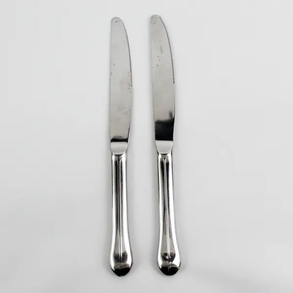 Lot of 2 IKEA Stainless Steel Dining Knives Silverware Flatware Pieces